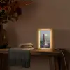 Vuurtoren - Stenen - Water - Maan Light Box met kabel (Tafellamp) klein -sfeer4