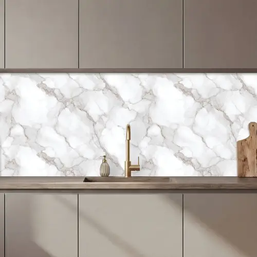 Wit - Marmer - Bruin keuken achterwand 2 middel 871 zz_3dshopping