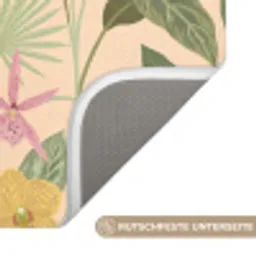 Patroon - Bloemen - Kleurrijk Badmat klein -USP_AntislipDE