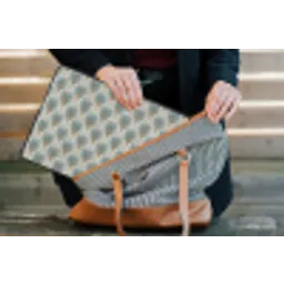Waaier - Klassiek - Blauw laptophoes neopreen klein 279 -tas