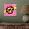Lippen - Tekst - Kleurrijk plexiglas 5mm klein -sfeer3