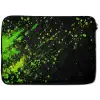 Gaming - Spetters - Groen - Chaotisch - Groen laptophoes neopreen klein -zkaufland3dotto