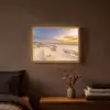 Duinen - Strand - Zonsondergang - Natuur - Zomer Light Box met batterij (Wandlamp) middel -sfeer4
