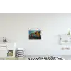 Graffiti - Trein - Street art - Verlaten textielposter latten blank klein -kinderkamer