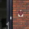 Rood hart - Klassiek Naambord Huisje klein -sfeer2