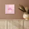 Girl power - Roze - Hartje plexiglas 5mm klein -sfeer5