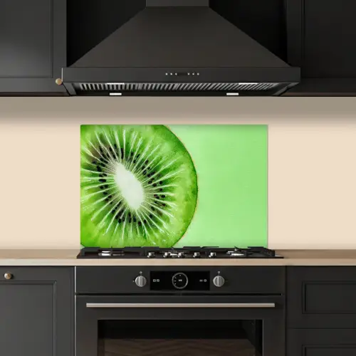 Kiwi - Groen - Fris keuken achterwand spatscherm klein -sfeer1