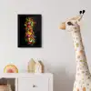 Groente - Eten - Kruiden - Graffiti - Koken fotolijst zwart zonder passe partout klein -usfeer4_kinderkamer