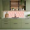 Modern - Kraanvogels - Roze keuken achterwand 2 middel 871 -sfeer3