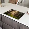 Bos - Gras - Zonlicht Inductie beschermer vinyl 3mm klein -sfeer8