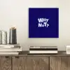 Blauw - Why not - Minimalistisch aluminium wit klein -sfeer1