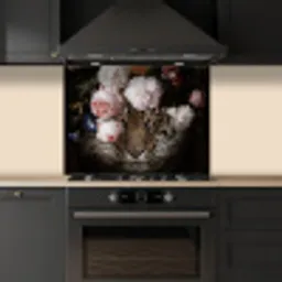 Bloemen - Jan Davidsz de Heem - Tijger - Schilderij - Stilleven - Oude meesters keuken achterwand spatscherm middel -sfeer1