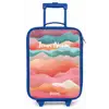 Abstracte golven Kinderkoffer - Blauw klein -zz3dotto