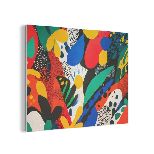 Abstract - Planten - Vormen - Kleurrijk PET vilt klein -3d