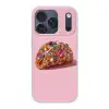 Taco - Kleurrijk - Edelstenen - Goud Telefoonhoesje iPhone 17 Pro klein -3d