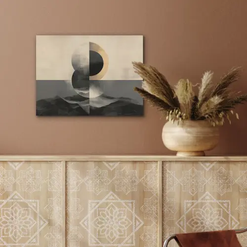 Cirkels - Schaduw - Abstract PET vilt klein -sfeer4