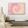 Patroon - Tie Dye - Pasteltinten - Roze canvas 2cm klein -sfeer6