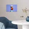 Papegaai - Koksmuts - Vogel - Leuk poster papier klein -sfeer3