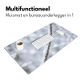 Vogeltje - Sneeuw - Tak - Winter - Zacht Muismat XXL klein -sfeer4