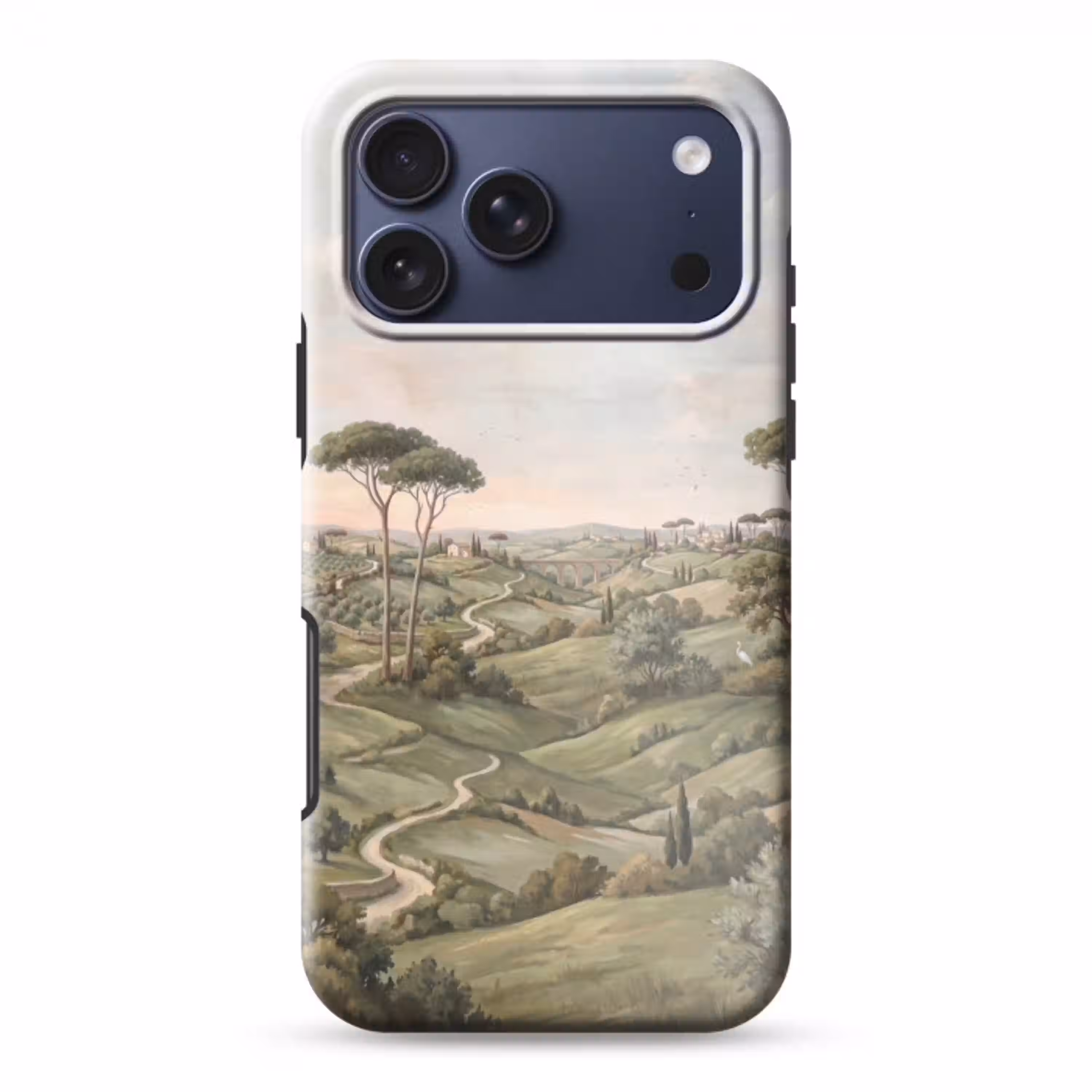 Landschap - Heuvels - Zandpad - Groen Toughcase MagSafe Apple iPhone 17 Pro Max klein -3d