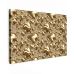 Druppels - Organisch - Goud canvas 2cm klein 34 -z3d