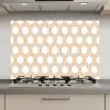 Wit - Patroon - Symmetrisch - Modern keuken achterwand spatscherm klein 900 -3d_website