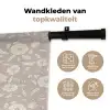 Bloemen - Blaadjes - Patroon Wandkleed katoen klein 269 -sfeer2