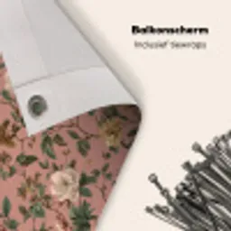 Bloemen - Klassiek - Roze Balkonbeschermer Duitsland klein 596 -closeup_NL