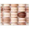 Macarons - Beige - Bruin tuinposter los doek klein -3d
