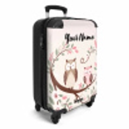 Slome slaapuiltjes NBS - Handbagage koffer - Kinderen Unisex middel -productfoto_3d