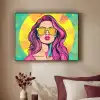Zonnebril - Vrouw - Zonnig - Geel Textielframe zwart klein -sfeer1