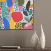 Stippen - Vormen - Modern - Kleuren PET vilt klein -sfeer6_closeup