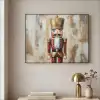 Kerst - Poppetje - Abstract Textielframe zwart klein -sfeer2