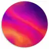 Abstract - Patroon - Kleurverloop Wandcirkel kunststof plaat 5mm dik klein -3d