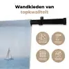 Horizon - Zeilboot - Zee Wandkleed katoen klein -sfeer2