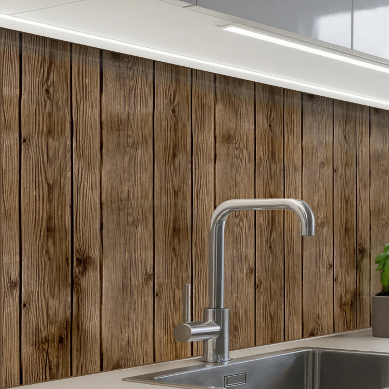 Hout - Natuur - Patronen keuken achterwand 2 middel 865 -zzzz3d_schuin