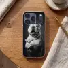 Buldog - Hond - Glas Telefoonhoesje iPhone 17 Pro klein -sfeer1