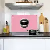Mond - BLAH BLAH - Roze Inductie beschemer met haakjes klein -sfeer2