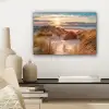 Duin - Planten - Zonsondergang - Strand - Zee canvas 2cm klein -sfeer6