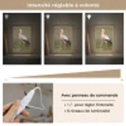 Ooienvaar - Bloemen - Weide - Kleurrijk Light Box met kabel (Kinderlampje) klein -USP_dimbaarFR