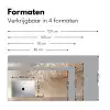 Bloesems - Wit - Boot - Minimalistisch Muismat XXL klein -sfeer5