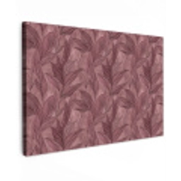 Bladeren - Patroon - Paars canvas 2cm klein 34 -z3d
