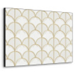 Mozaïek - Bogen - Goud Textielframe zwart klein 947 -3d