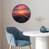 Windmolen - Zonsondergang - Landschap Fotolijst rond zonder passe partout klein -sfeer2