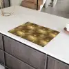 Palm - Waaier - Goud Inductie beschermer vinyl 3mm klein 276 -sfeer8