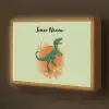 Dino - Groen - Bladeren - Cirkel Light Box met batterij (Wandlamp kind) middel -z3d_website