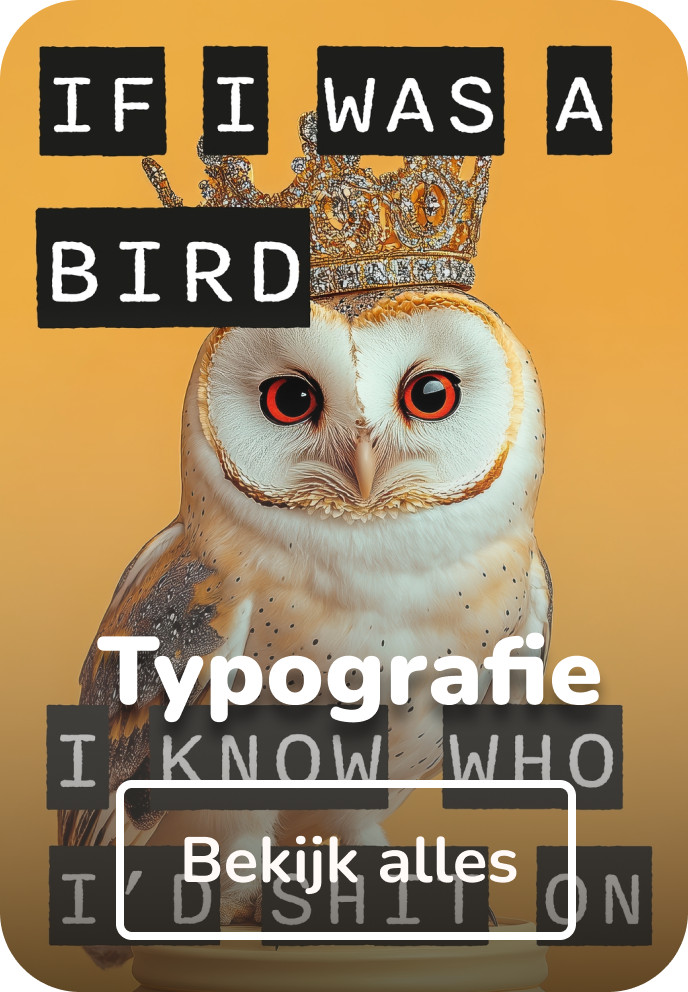 Glas schilderijen typografie