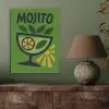 Mojito - Cocktail - Citroen - Groen PET vilt klein -sfeer2