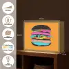 Hamburger - Kleurrijk - Speels Light Box met batterij (Wandlamp) middel -USP_websiteoverzichtNL