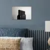 Wijnflessen - Zwart - Minimalistisch poster papier klein -sfeer2